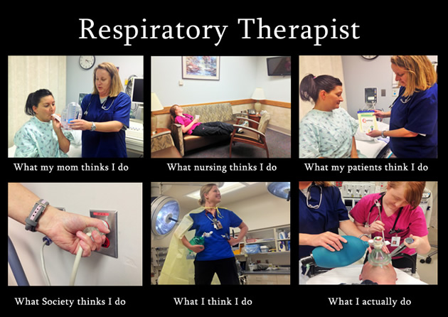 What respiratory therapists do